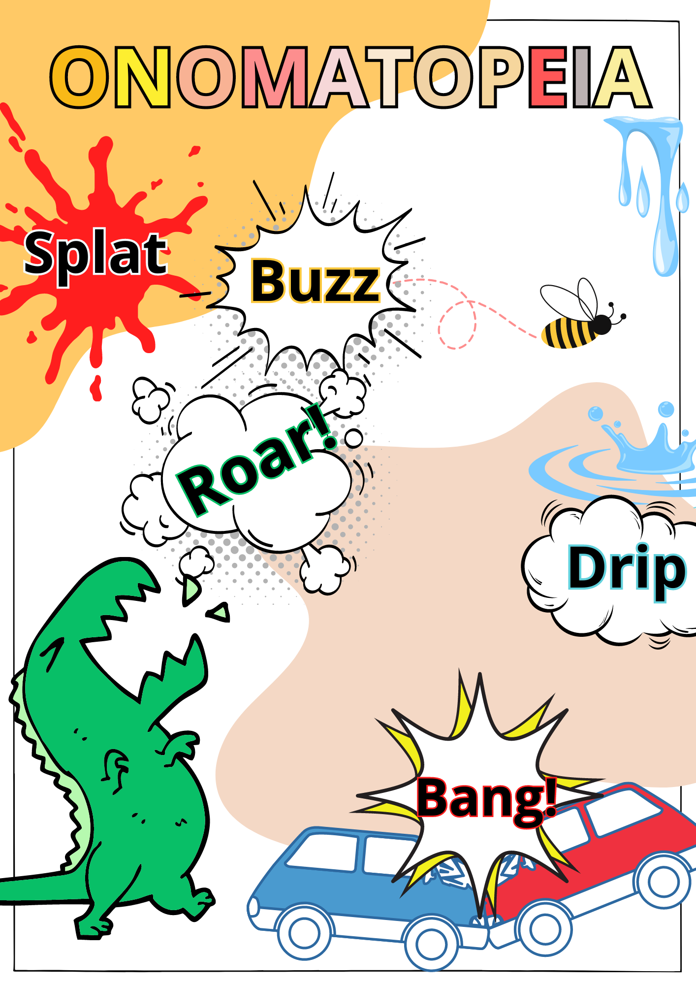 Onomatopoeia - Mini Study using Pamela Allen's book - Waddle Giggle Gargle