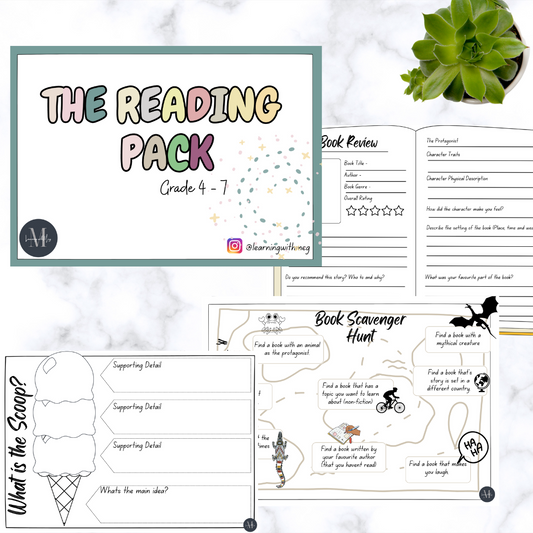 The Reading Pack - Grades 4 - 7