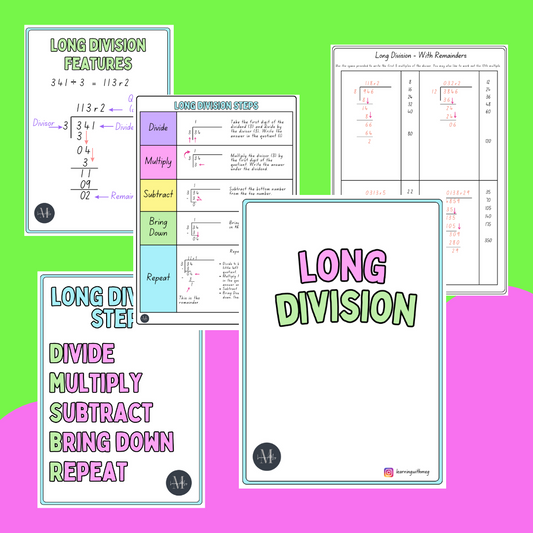 Long Division Pack - Years 5 -7