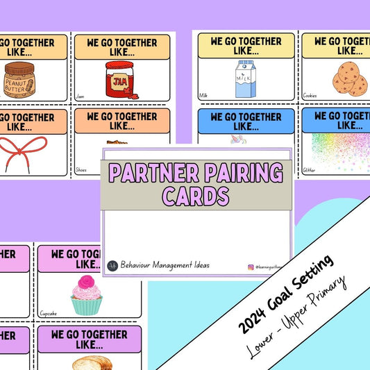 Partner Pairing Cards - All grades