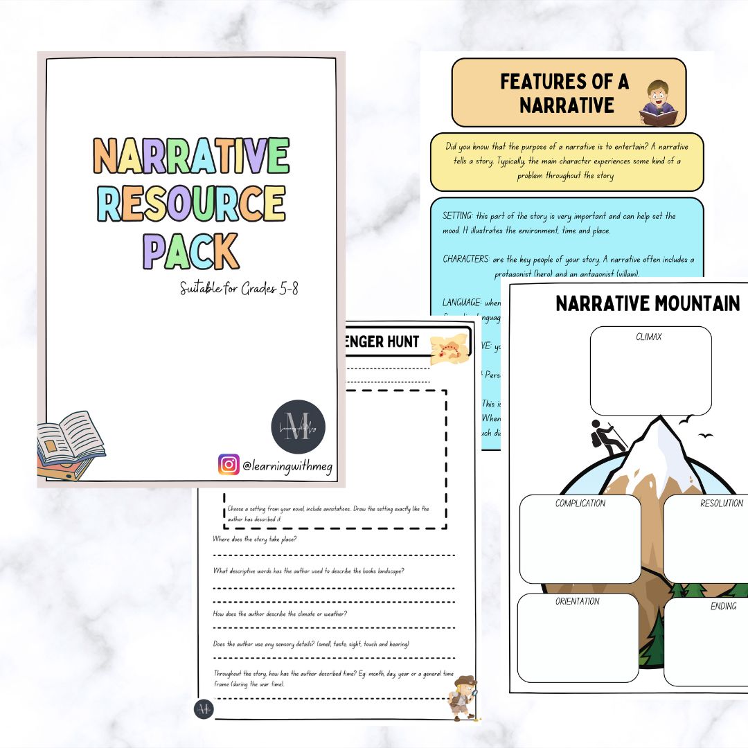 Narrative Resource Pack - Grades 5 - 8