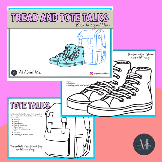 'Tread and Tote Talks' - All About Me