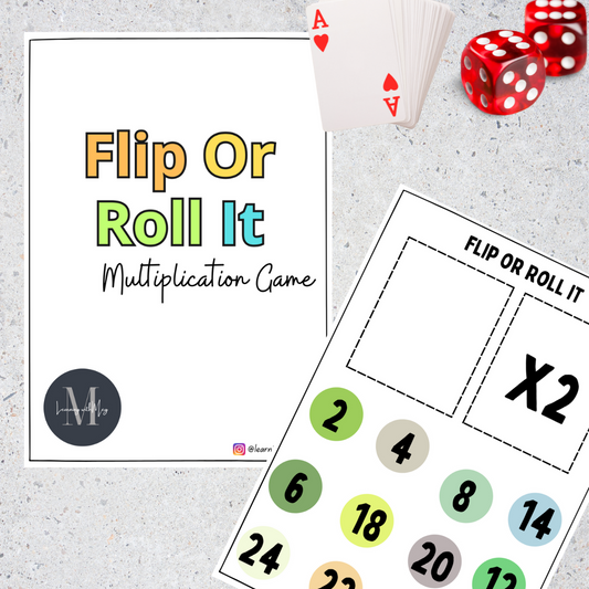 Flip Or Roll It - Multiplication Game