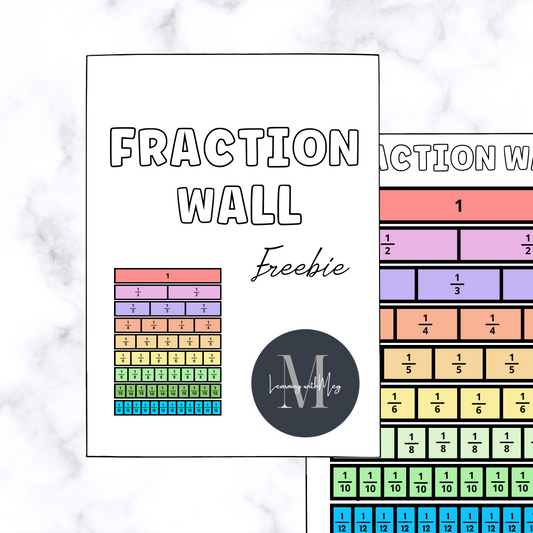 Fraction Wall - Freebie (multiple grades)