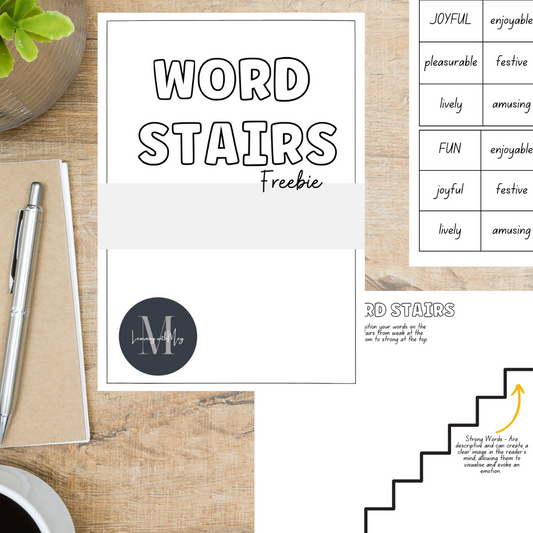 Word Stairs - FREEBIE